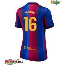 Camiseta Barcelona Rodri Hernandez #16 Primera Equipación para mujer 2026-27 manga corta